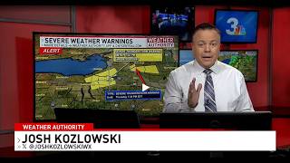 Severe thunderstorms impacting Syracuse and Onondaga County Thursday 4.16.26