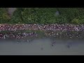 Raw Drone Video Shows Rohingya Fleeing Myanmar