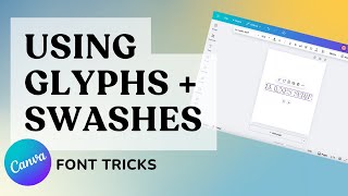How to Use Glyphs in Canva
