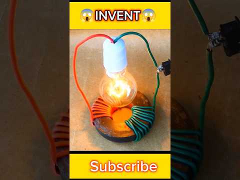 Produce Electricity With Magnet #experiment