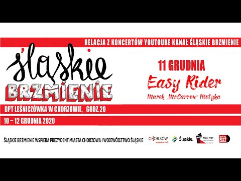 EASY RIDER Marek „McCarron” Motyka Śląskie Brzmienie 11.12.2020 Leśniczówka Rock'n'Roll Cafe Chorzów