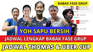 Download lagu THOMAS AND UBER CUP 2026 SCHEDULE (QUARIUM ROUND) #thomascup #ubercup2026 #tuc2026 mp3
