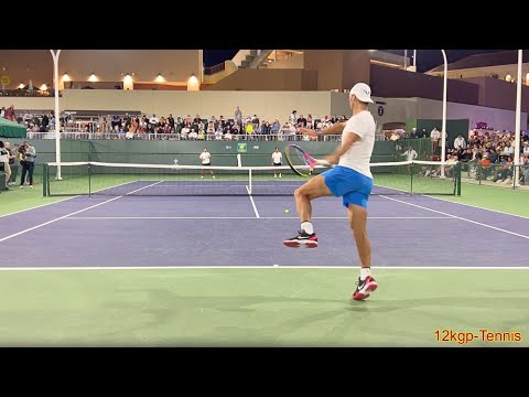 Rafael Nadal's Final Practice Session at Indian Wells (2024) [4k 60fps]