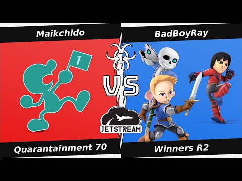 Quarantainment 70 Winners R2 - Maikchido (Game&Watch) Vs BadBoyRay (Swordfighter, Gunner, Brawler)
