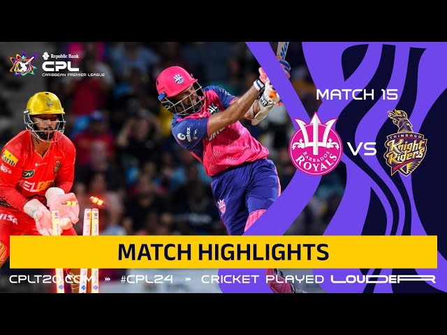 Highlights | Barbados Royals vs. Trinbago Knight Riders | CPL 2024