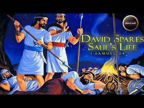 David Spares Saul’s Life | 1 Samuel 24 | Saul and David Bible Story | David cut off Saul’s robe