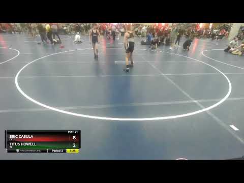 106 Lbs Champ. Round 3 - Titus Howell, TX Vs Eric Casula, OK 1e96