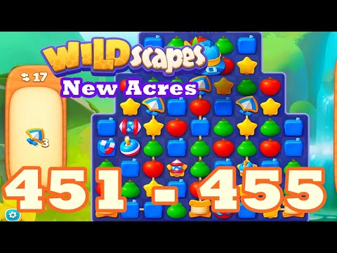 Wildscapes: New Acres Level 451 - 455 HD | 3 match | android | 452 | 453 | 454 | IOS【GameGo Game】