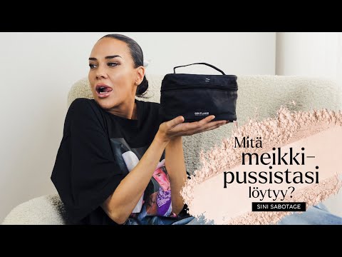 Sini Sabotage, mitä meikkipussistasi löytyy? | eeva.fi