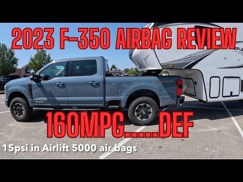Air lift 5000 review: 2025 Ford F350 Tremor and Diesel vs Gas engine cost for towing comparison