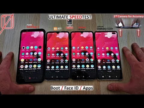 Lenovo Z6 Pro vs Nubia Red Magic 3 vs Xiaomi Mi 9 vs Galaxy S10+ Speed Test
