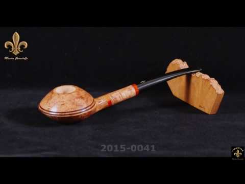2015-0041 "Round rhodesian" briar pipe Mastro Grandolfo