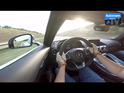 2016 Mercedes-AMG GTS (510hp) - FAST Autobahn RIDE (60FPS)
