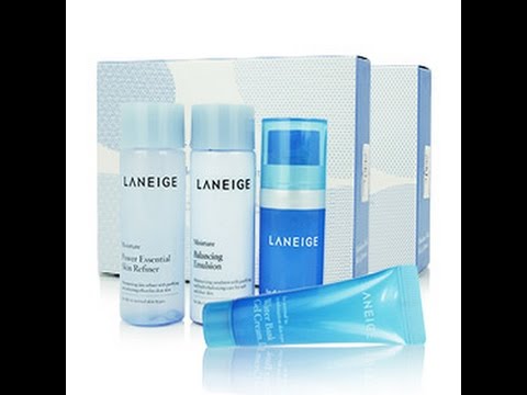 รีวิว เปิดกล่อง ชุดครีมทดลอง Laneige Moisture Trial 4 Items