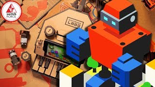 Nintendo LABO Robot Kit LIVE! (Unboxing + Build)