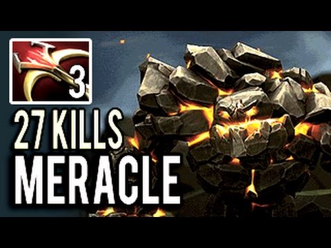 600+ Damage Killer Tiny with 27 Kills by Meracle- 8k MMR 7.04 Meta Dota 2