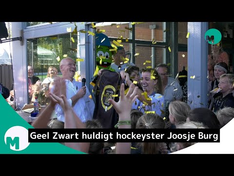 Geel Zwart huldigt gouden hockeyster Joosje Burg I Omroep Meierij