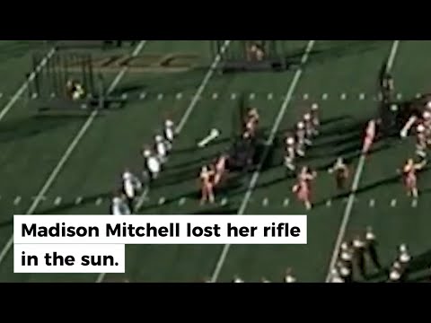 Crossmen's Madison Mitchell Battles The Sun, Bass Drums, And Blood AT The 2017 DCI Tour Of Champions
