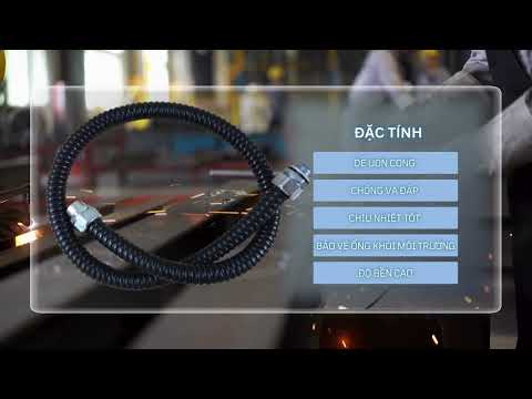 Ống Ruột Gà Chịu Nhiệt – Ống ruột gà lõi thép bọc nhựa, Ống thép luồn dây điện