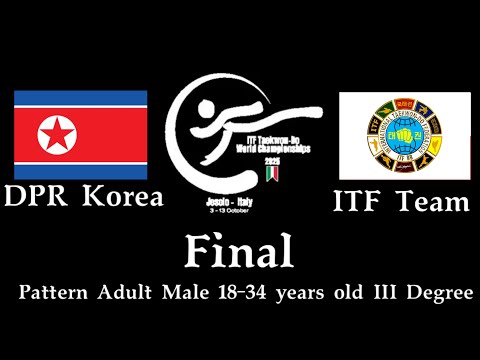 Individual Pattern III Dan Male Adult Final🔴DPR Korea VS ITF Team🔵 XXIII-World Championships