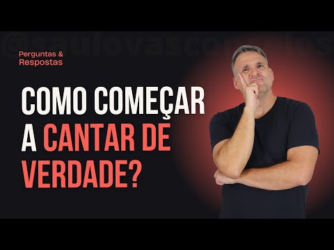 Por onde começar para aprender a cantar? | Saulo Vasconcelos