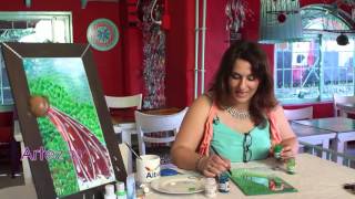 Decorar obra con vidrio cortado