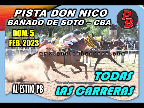 CARRERAS en PISTA DON NICO - BAÑADO DE SOTO (05-02-2023)