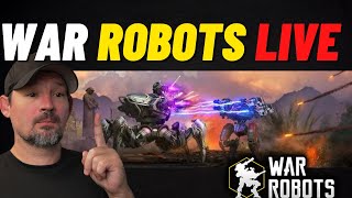 War Robots Live | Time Drop Into A Game With Me | war robots gameplay live | WR