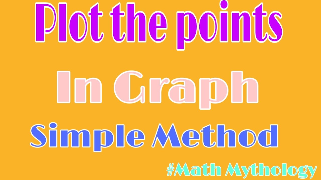 How to plot the points in a Graph in a very simple method.#seethamathstuitioncentre