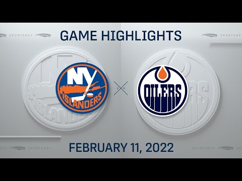 NHL Highlights | Islanders vs. Oilers - Feb. 11, 2022