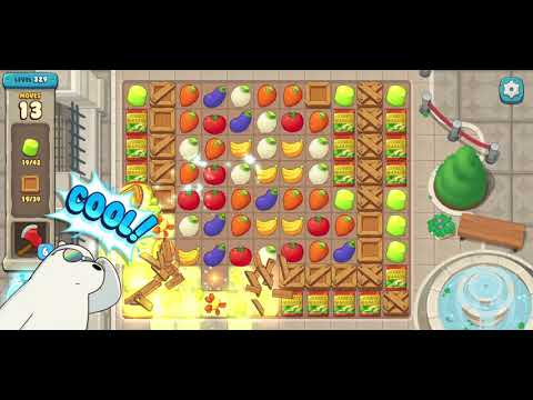 We Bare Bears Match3 Repairs Level 329 - No Boosters