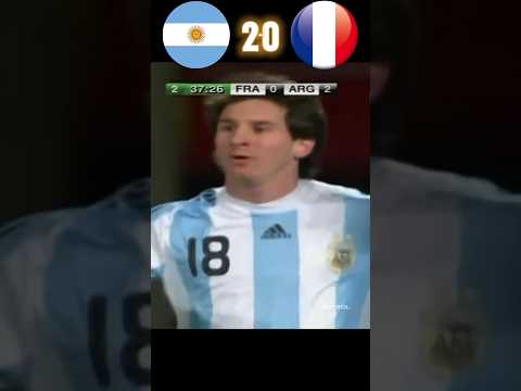 Argentina vs Frence 2-0 ● Leo Messi 🇦🇷🔥 #shorts #ytshorts #football #argentina #lm10 #messi #cr7