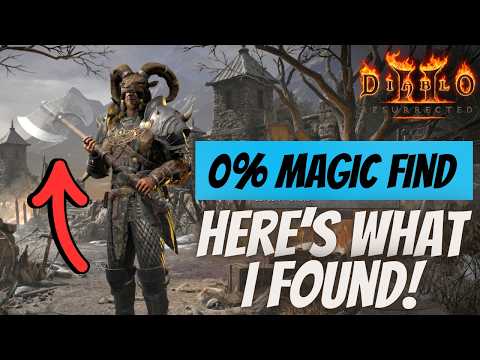 I ran 24 hours of Trav with 0% Magic Find; Here’s what I found! - Diablo 2 Resurrected