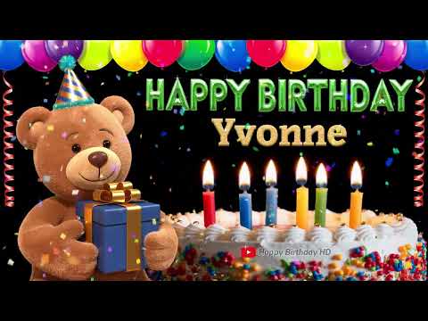 Yvonne Happy birthday To You - Happy Birthday song name Yvonne 🎁 🎂