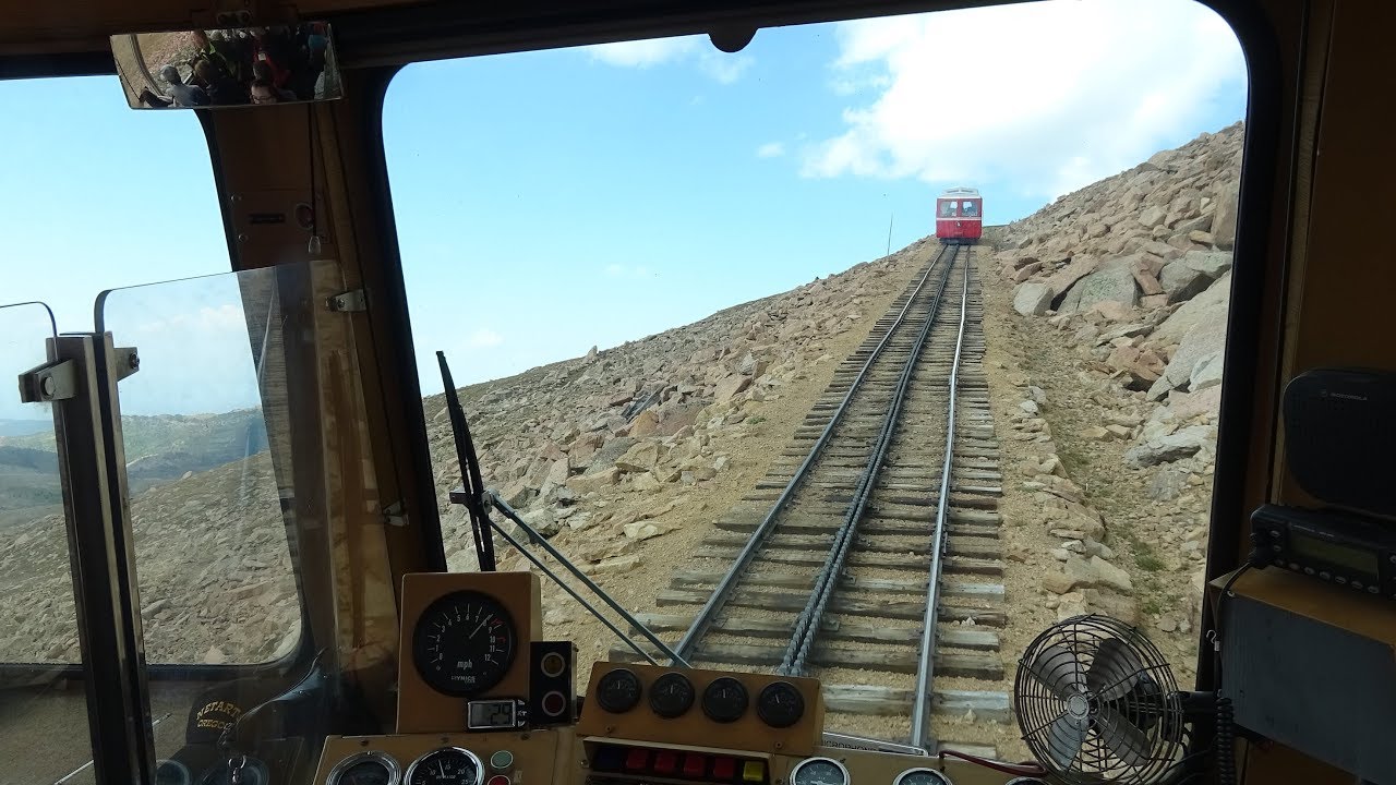 Pikes Peak Cog Railway Driver s Eye View Part 1 The Long Climb