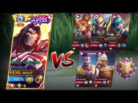 TOP GLOBAL MOSKOV VS 5 NEW META HEROES IN SEASON 30! HOW TO WIN THIS GAME?!