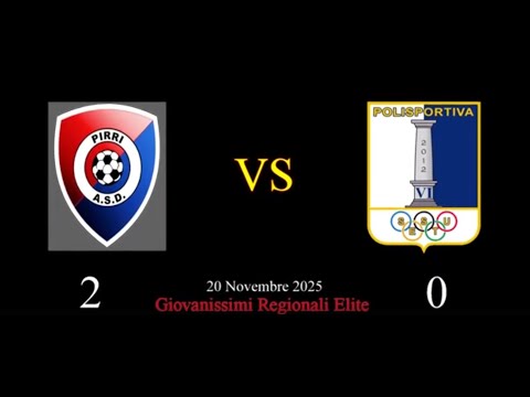 CALCIO PIRRI VS POLISPORTIVA SESTU - Cat. Giovanissimi Regionali Elite