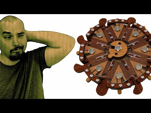 Steuerrad Puzzle a wood puzzle from Jean Claude Constantin - Solution