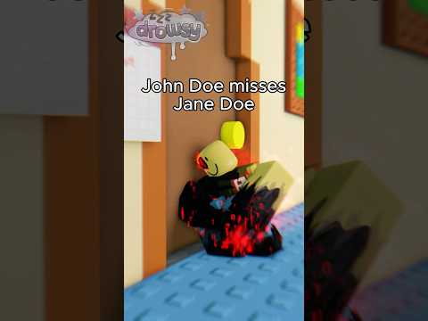 John Doe misses Jane Doe roblox forsaken animation #forsaken #roblox #robloxshorts