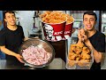 Making the famous KFC from chicken legs at home conditions.