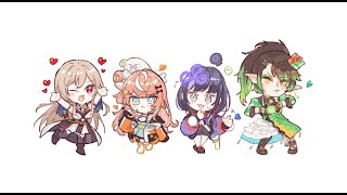 【Splatoon3】めちゃかわ連合で新ブキ楽しむぞ！の回！！！！！【先斗寧/にじさんじ】