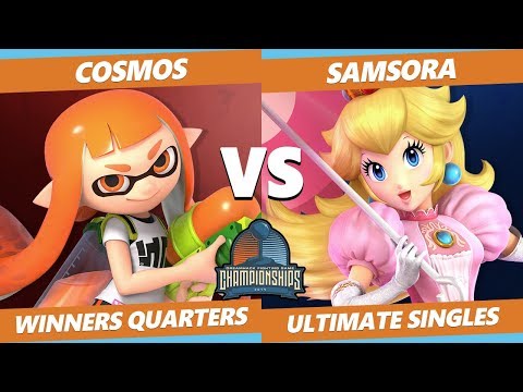 DHATL 2019 SSBU Singles - Cosmos (Inkling) Vs eU | Samsora (Peach) Smash Tournament Winners Quarters