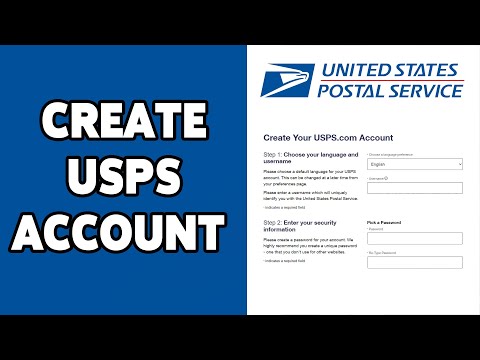 Usps Create Account For Job