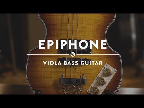 Epiphone Viola Electric Bass, Vintage Sunburst image 9