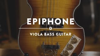 Video thumbnail for Epiphone Viola Bass Guitar | Reverb Demo Video by Reverb