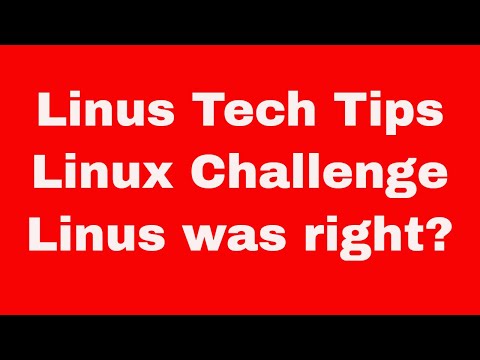 Linus Tech Tips | Linux Challenge | My Reaction | Linus was right?