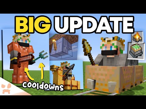 MINECRAFTS BIG COMBAT OVERHAUL JUST BEGAN, CAMEL UPDATE, + NEW MINECARTS & REVAMP?!