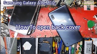 How To open back cover  Samsung A10,M10