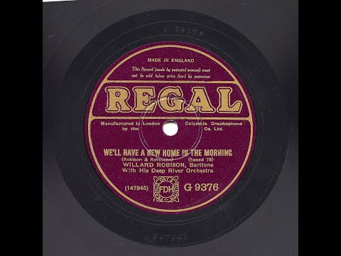 Willard Robison - We'll Have A New Home In The Morning (HOT!!)