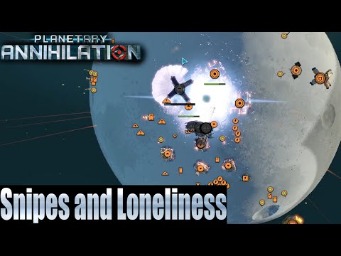 Planetary Annihilation 4 Player FFA - Snipes and Loneliness
